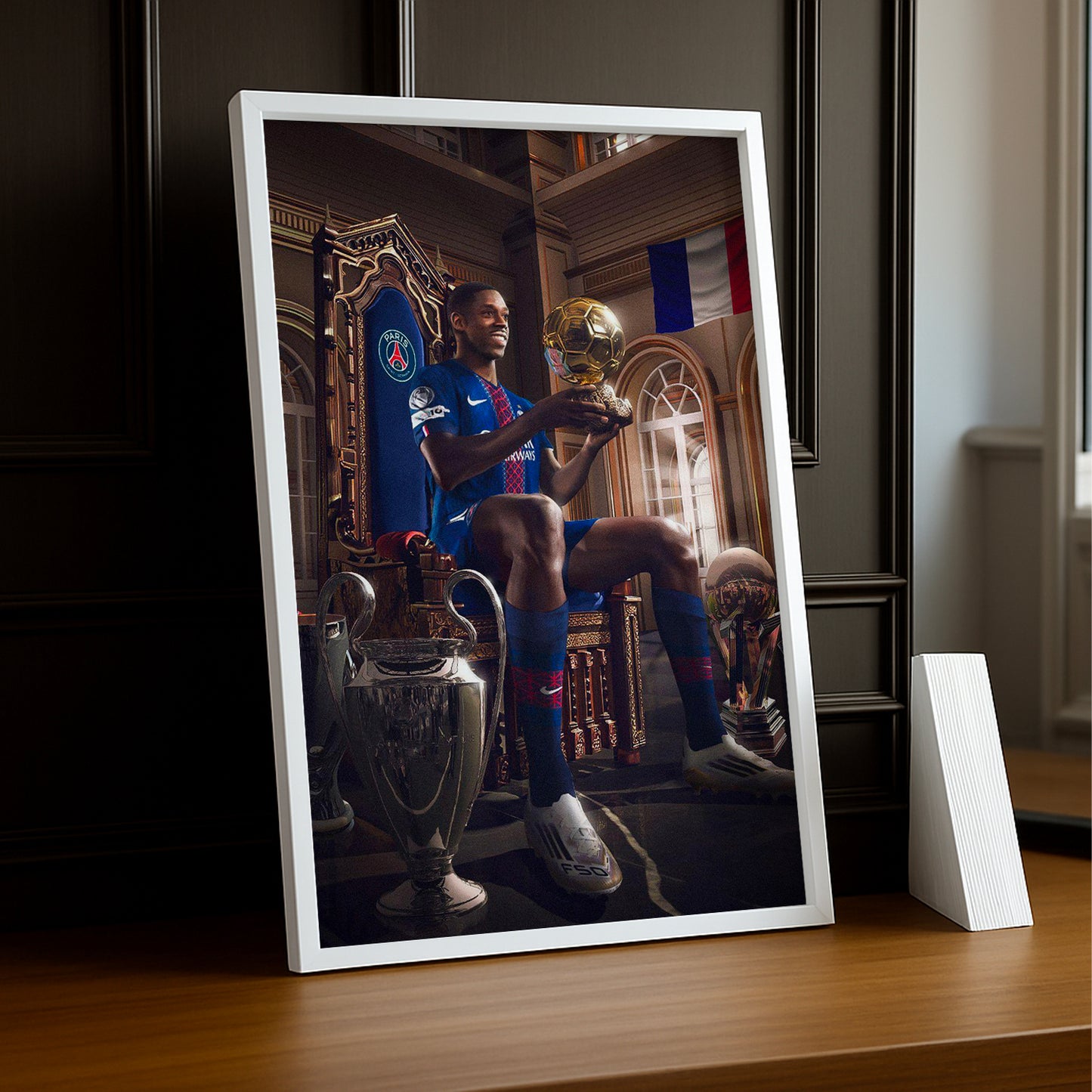 Poster Ousmane Dembélé Ballon d'Or 2025 Paris Saint-Germain