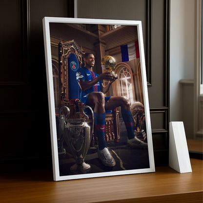 Poster Ousmane Dembélé Ballon d'Or 2025 Paris Saint-Germain