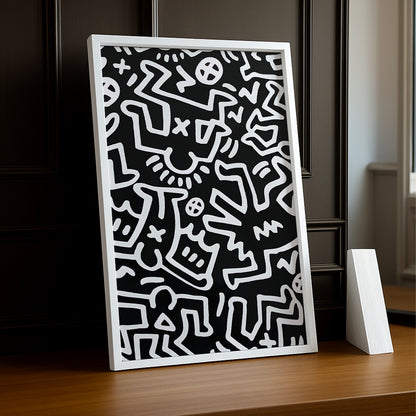 Cadre photo Keith Haring