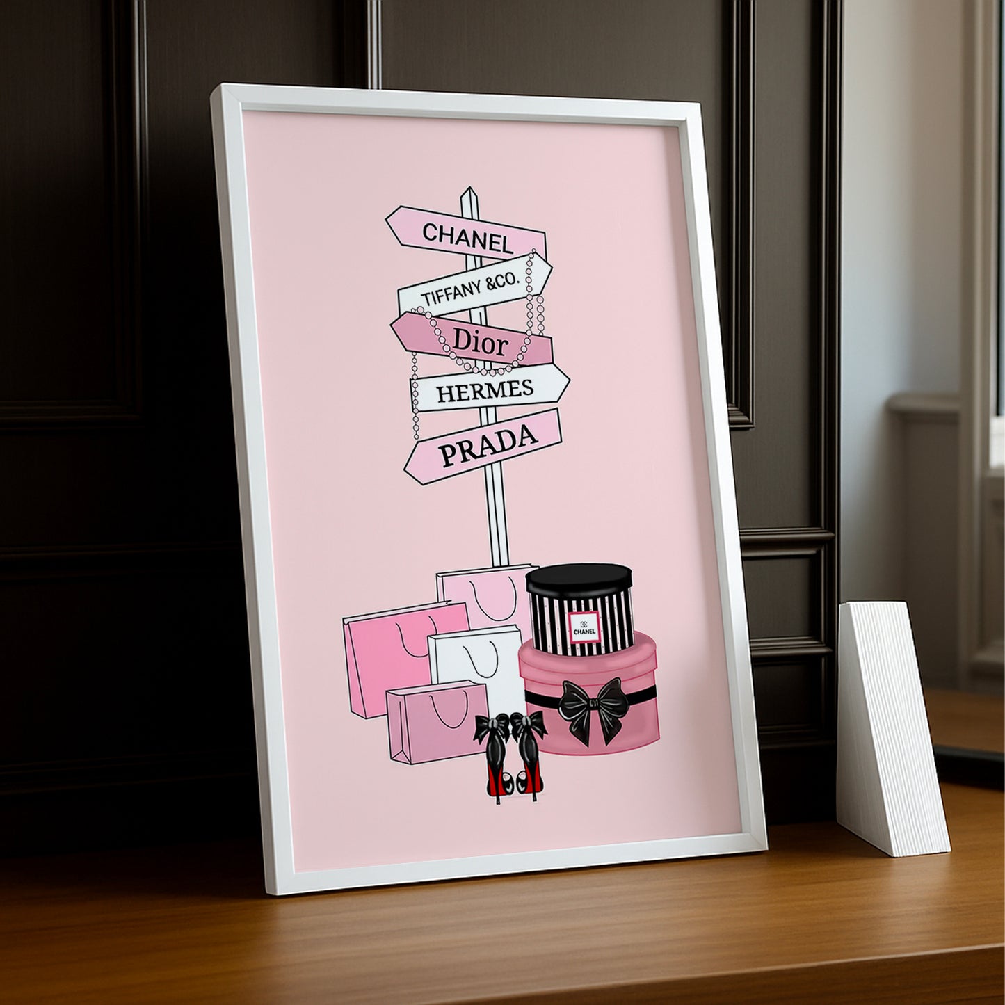 Cadre photo Panneau marques