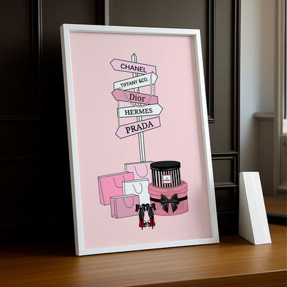 Cadre photo Panneau marques