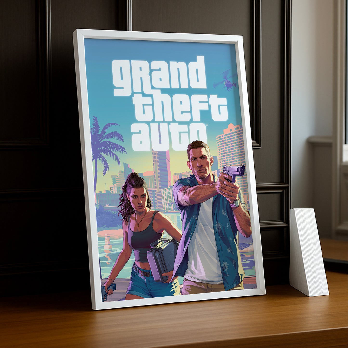 Poster Grand Theft Auto VI - Jason et Lucia
