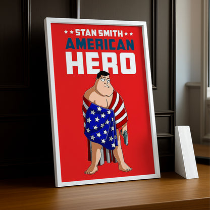 Cadre Photo American Dad - Hero