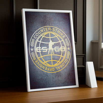 Cadre Photo Counter Strike - Badge