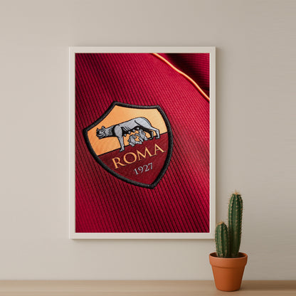 Poster Maillot Football - AS Roma Kit 25-26
