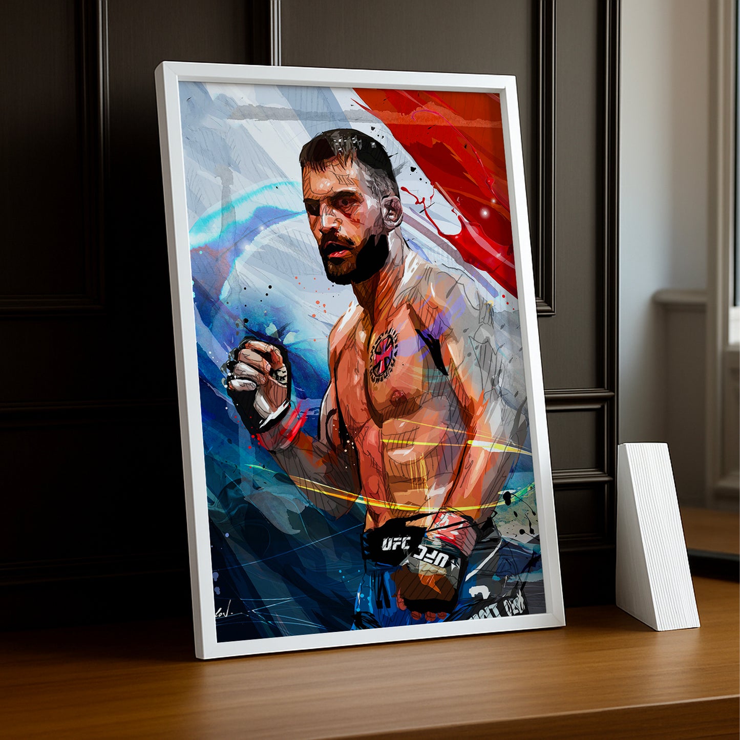 Cadre photo Benoit Saint-Denis UFC