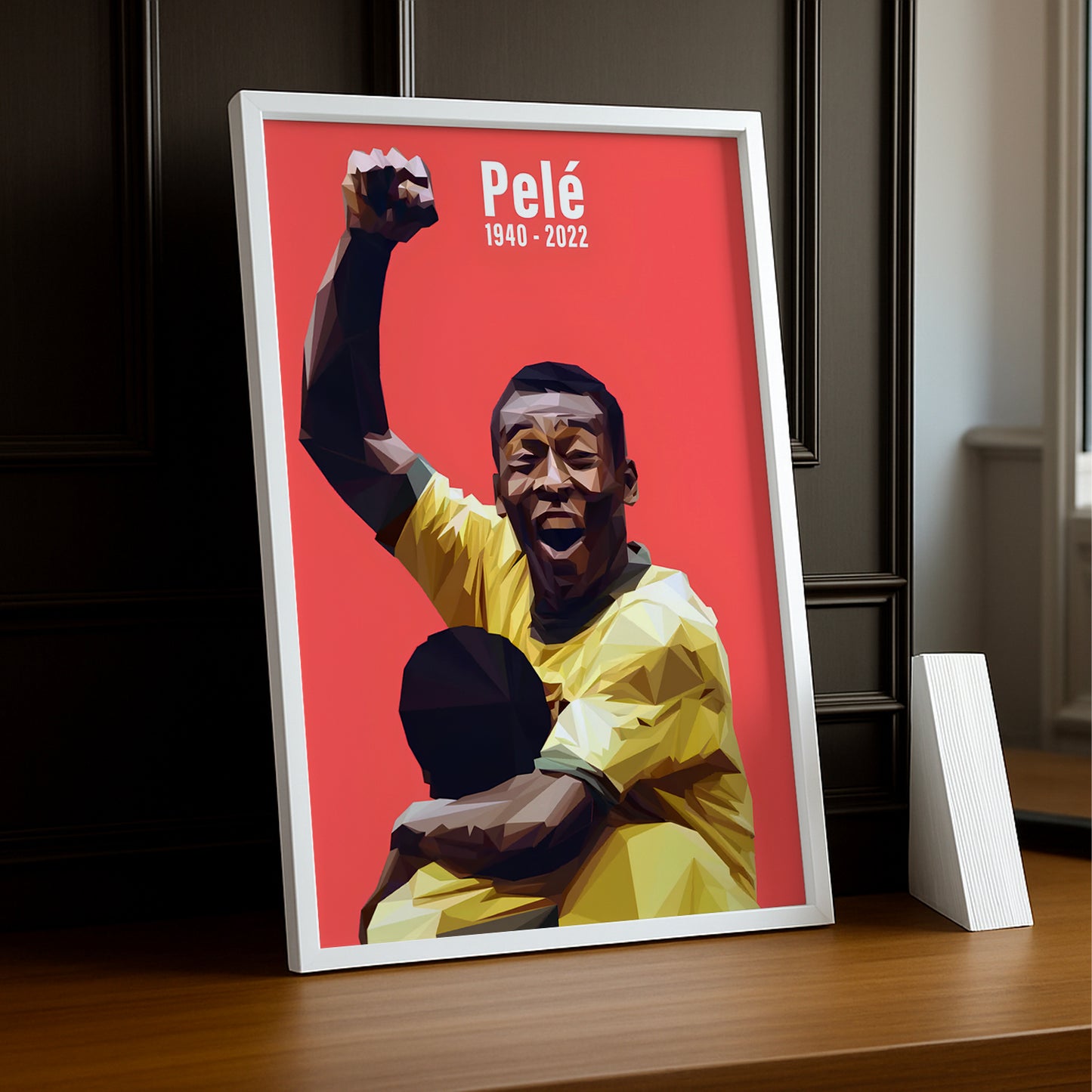 Pelé Edson Arantes do Nascimento Bilderrahmen 