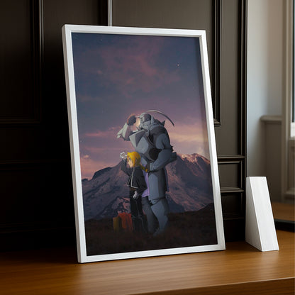 Cadre Photo Full Metal Alchemist - Montagne