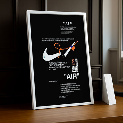 Cadre photo Off-White x Nike