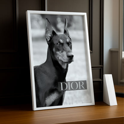 Cadre photo Dior Dog