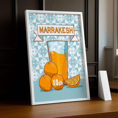 Maroc Marrakech Juice - Poster