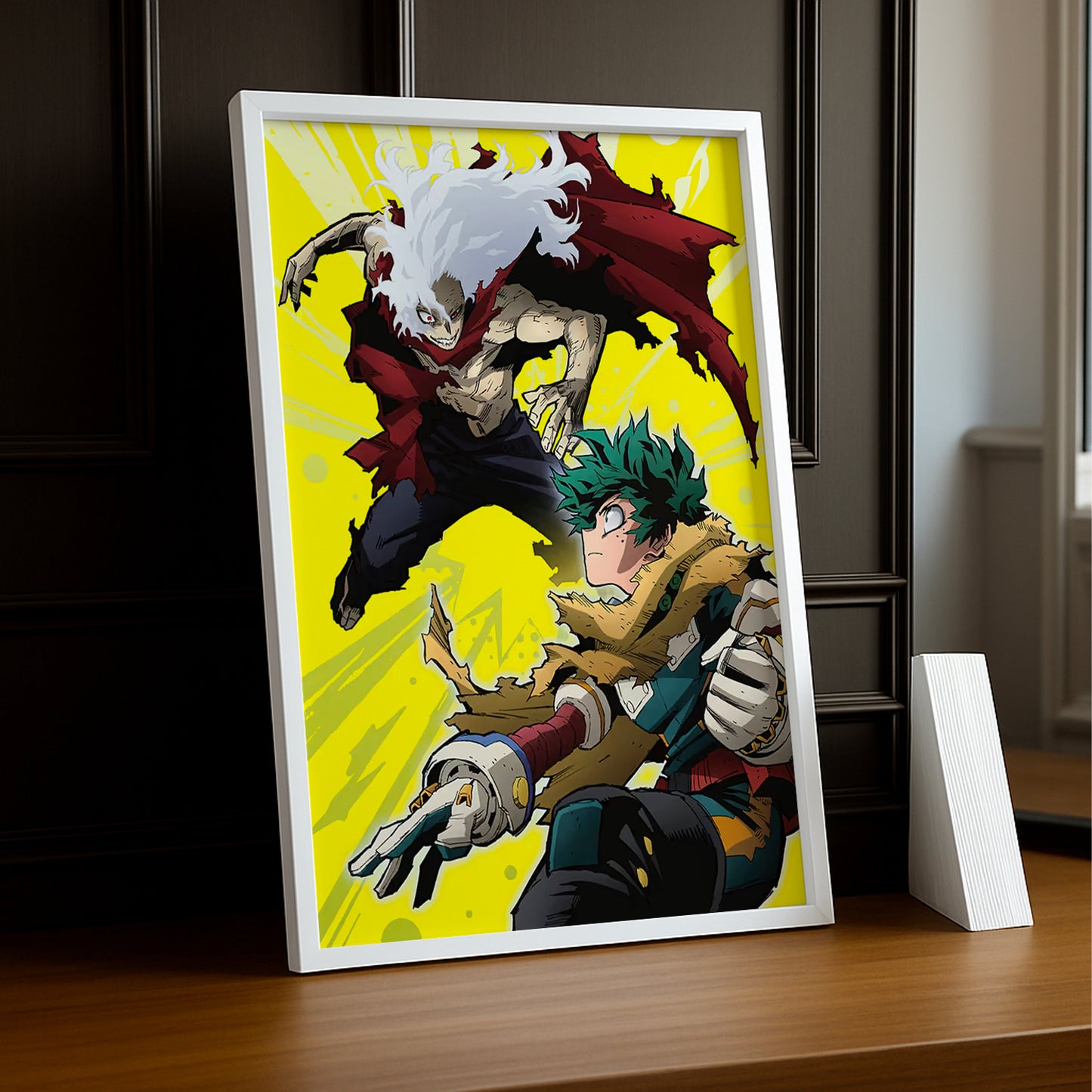 Cadre Photo My Hero Academia - Izuku Midoriya vs. Tomura Shigaraki