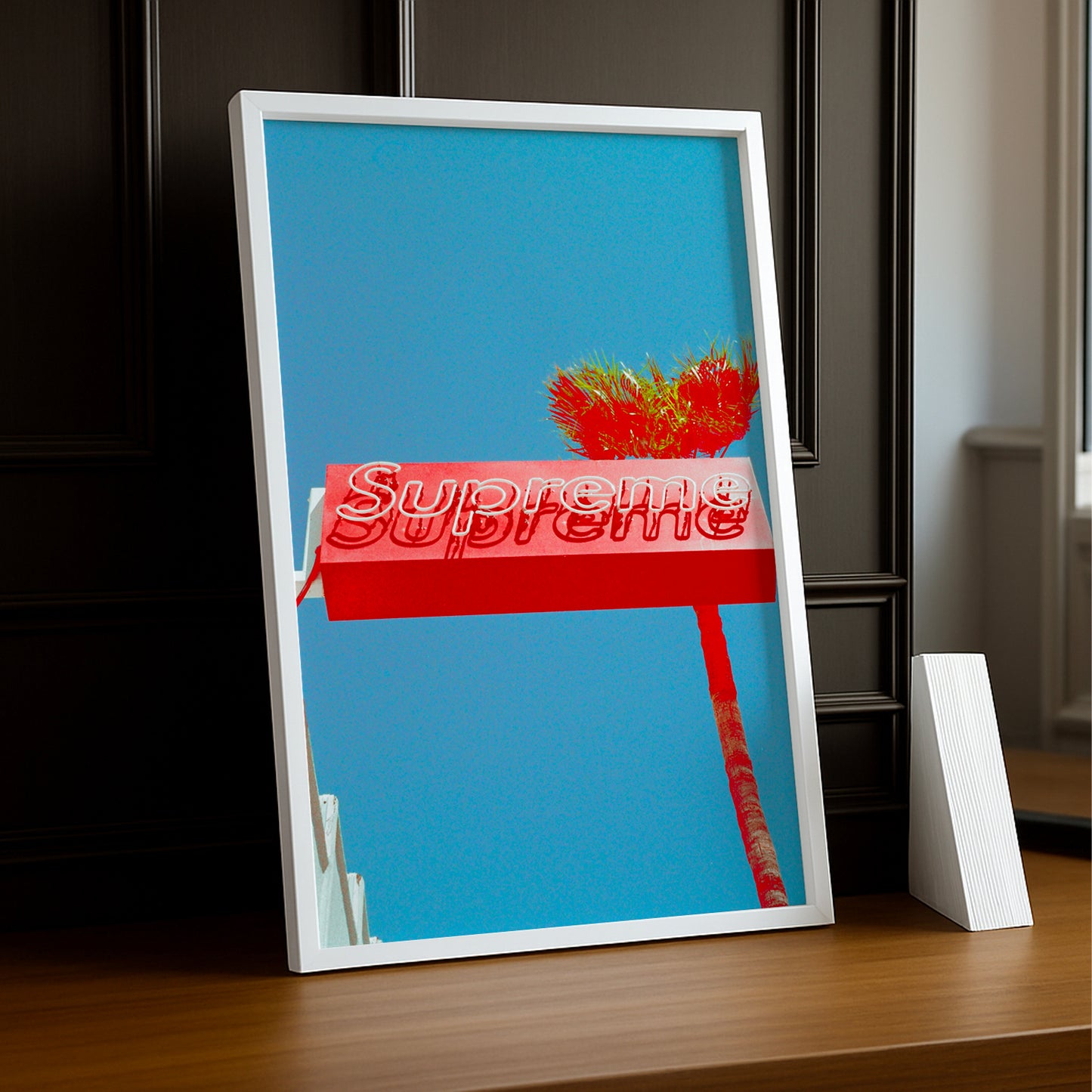 Poster Supreme - Devanture Rouge