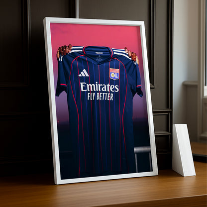 Cadre photo - Maillot Olympique Lyonnais 2026