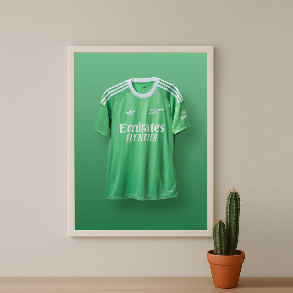 Cadre photo - Maillot vert Arsenal 25-26