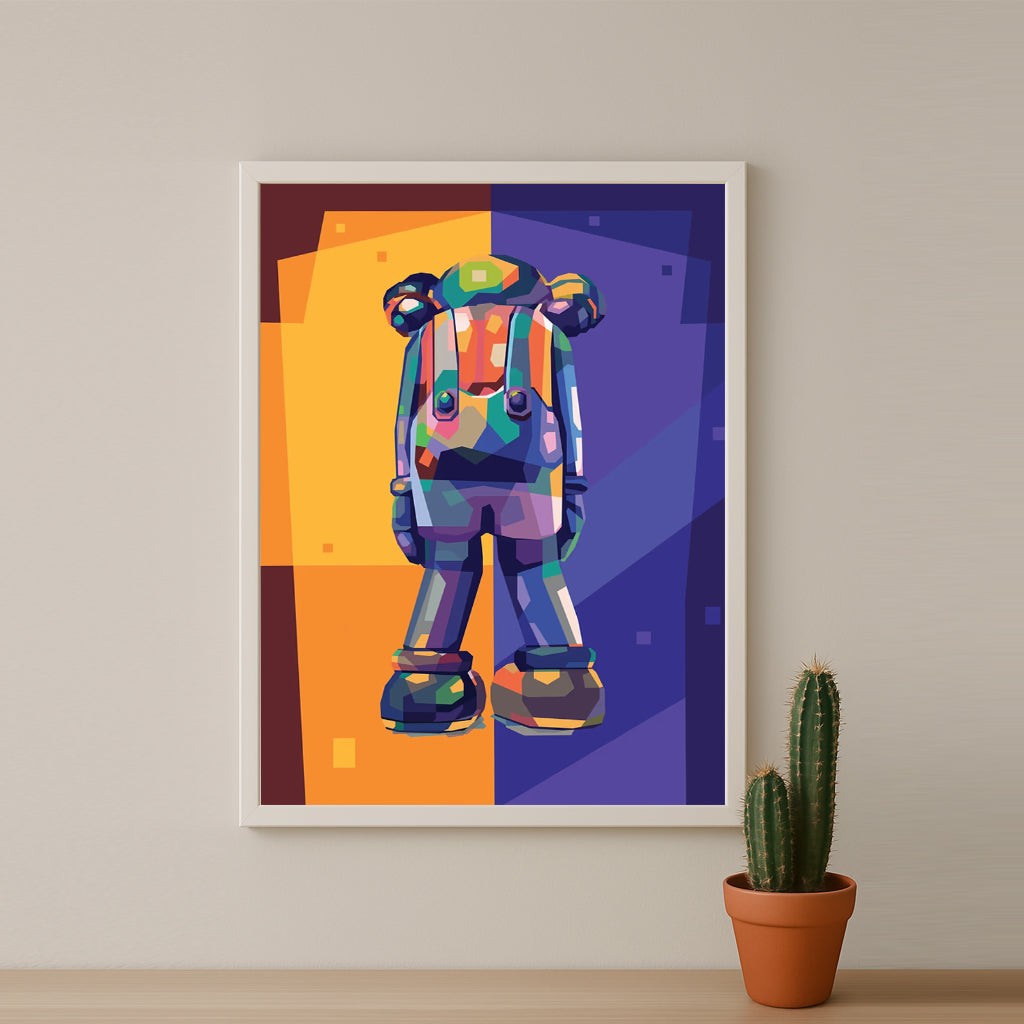 Cadre photo Kaws - Triste
