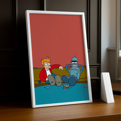 Cadre Photo Futurama - Bender x Philip