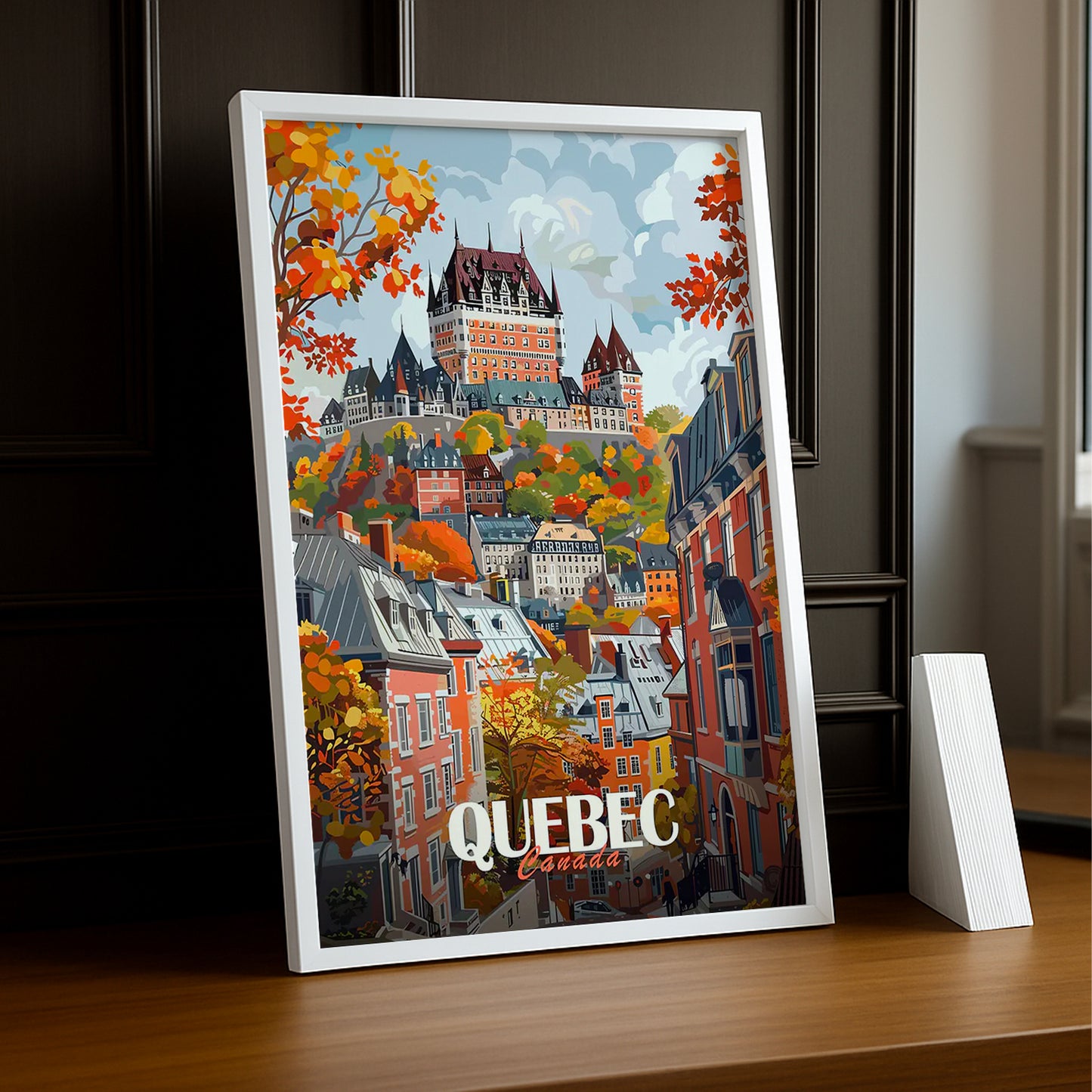 Cadre photo Quebec Canada