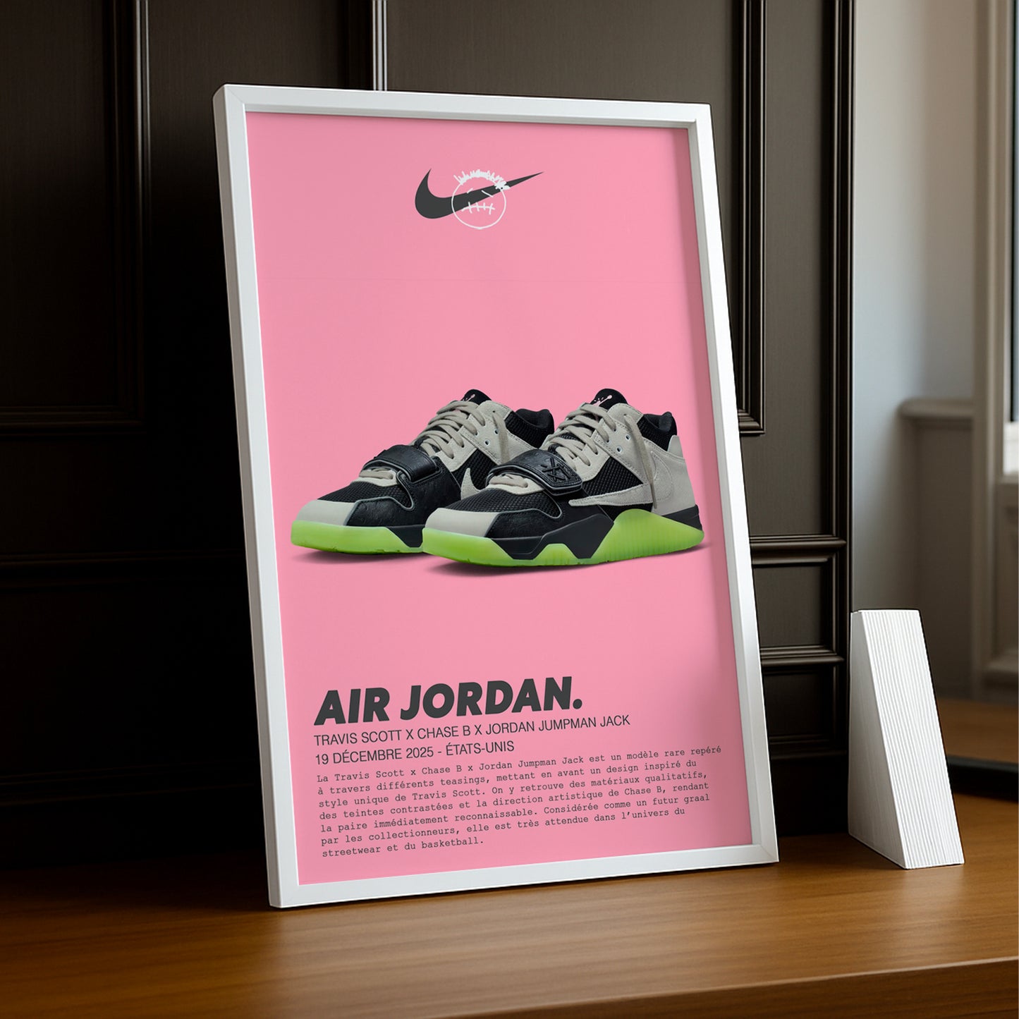 Cadre Photo Sneakers - Jordan Jumpman Jack Travis Scott x Chase B