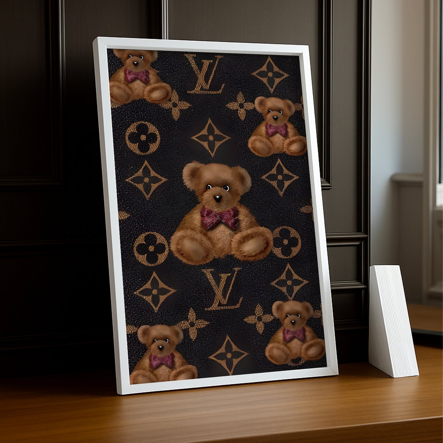 Cadre photo Louis Vuitton - Oursons
