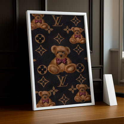 Cadre photo Louis Vuitton - Oursons