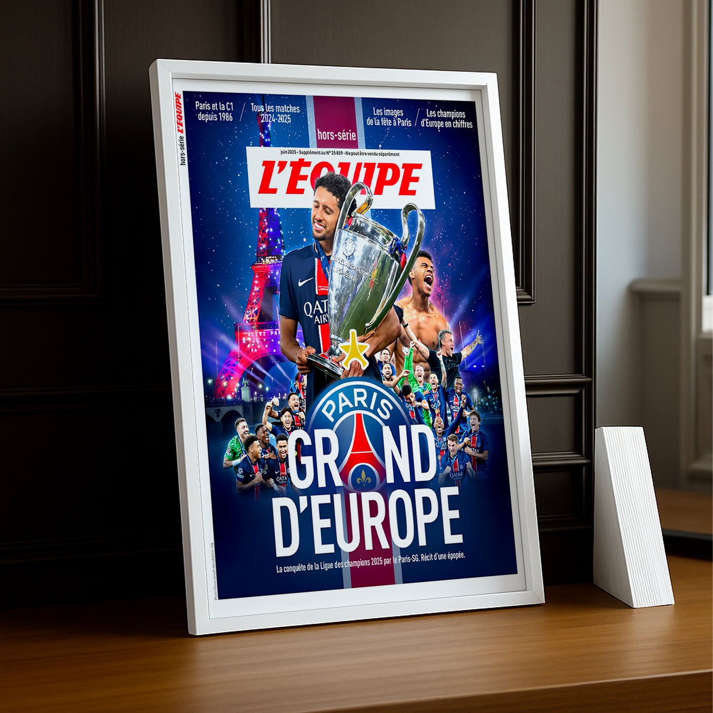 Cadre photo L'Equipe Paris Grand Europe