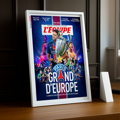 Cadre photo L'Equipe Paris Grand Europe