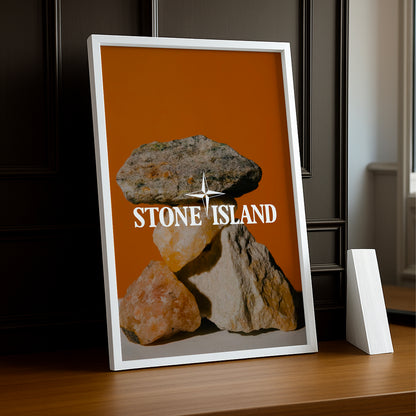Poster Stone Island - Orange Stone