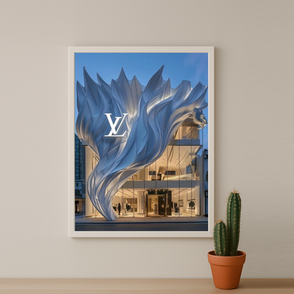 Cadre photo Louis Vuitton devanture