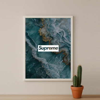Cadre photo Supreme - Golden Water