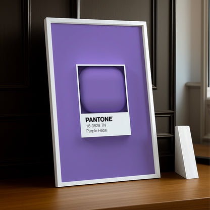 Cadre Photo Pantone Étiquette - Purple Hebe