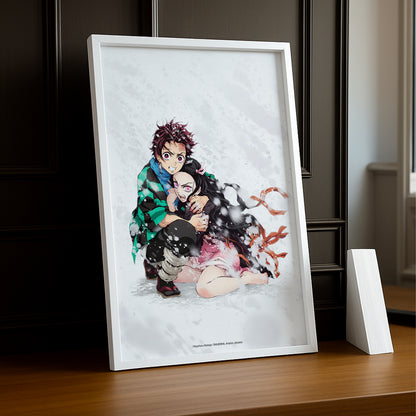 Cadre Photo Demon Slayer - Tanjiro and Nezuko