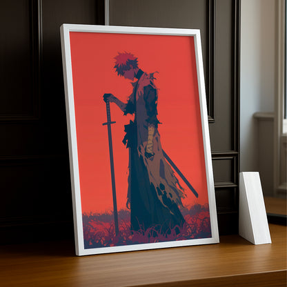 Cadre Photo Bleach - Kurosaki Ichigo Red