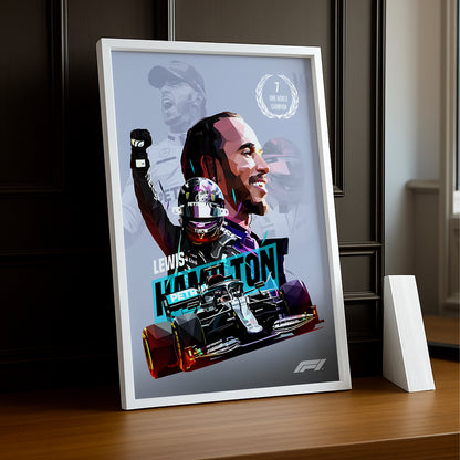 Cadre photo Lewis Hamilton Formule 1