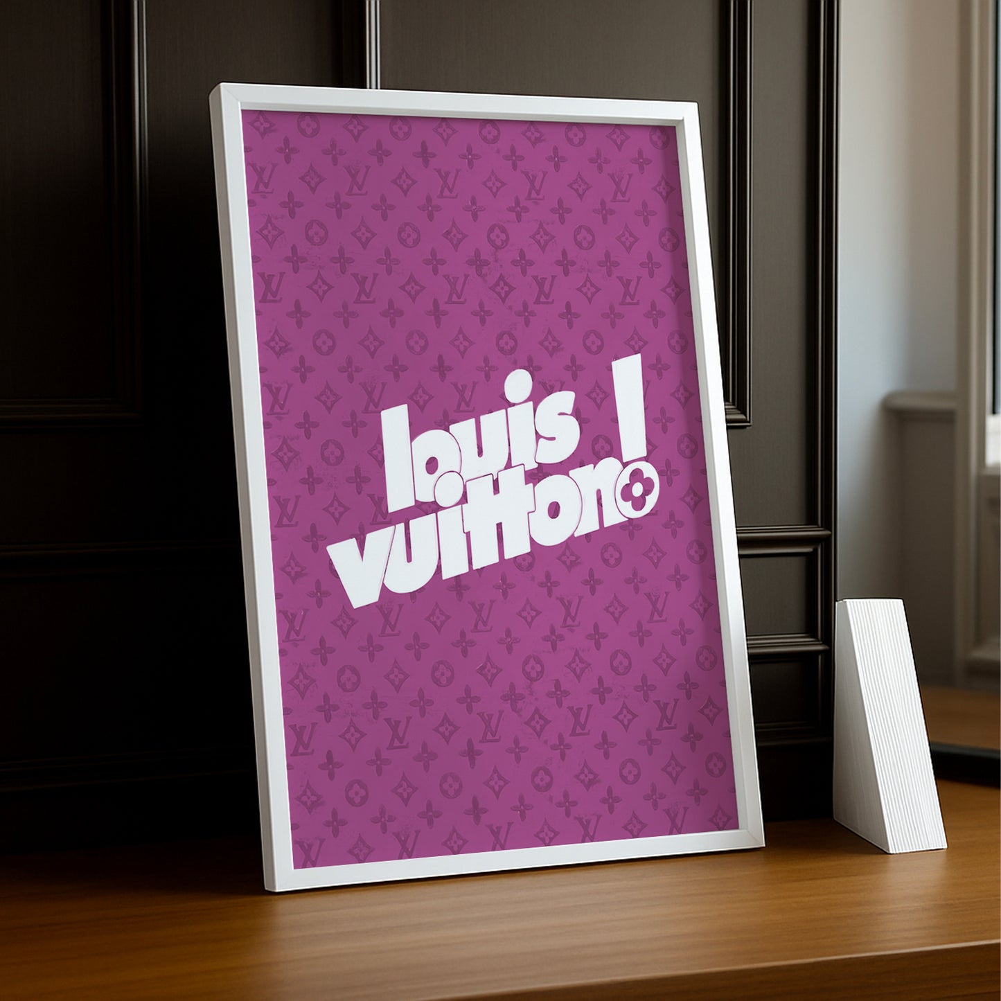 Cadre photo Louis Vuitton Pink