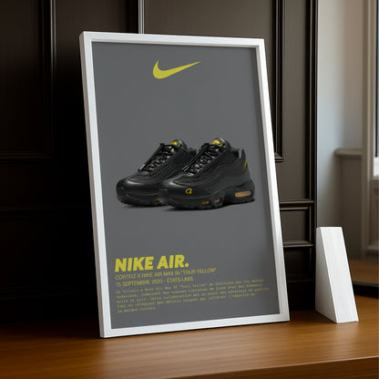 Cadre photo Corteiz x Nike Air Max 95 Tour Yellow