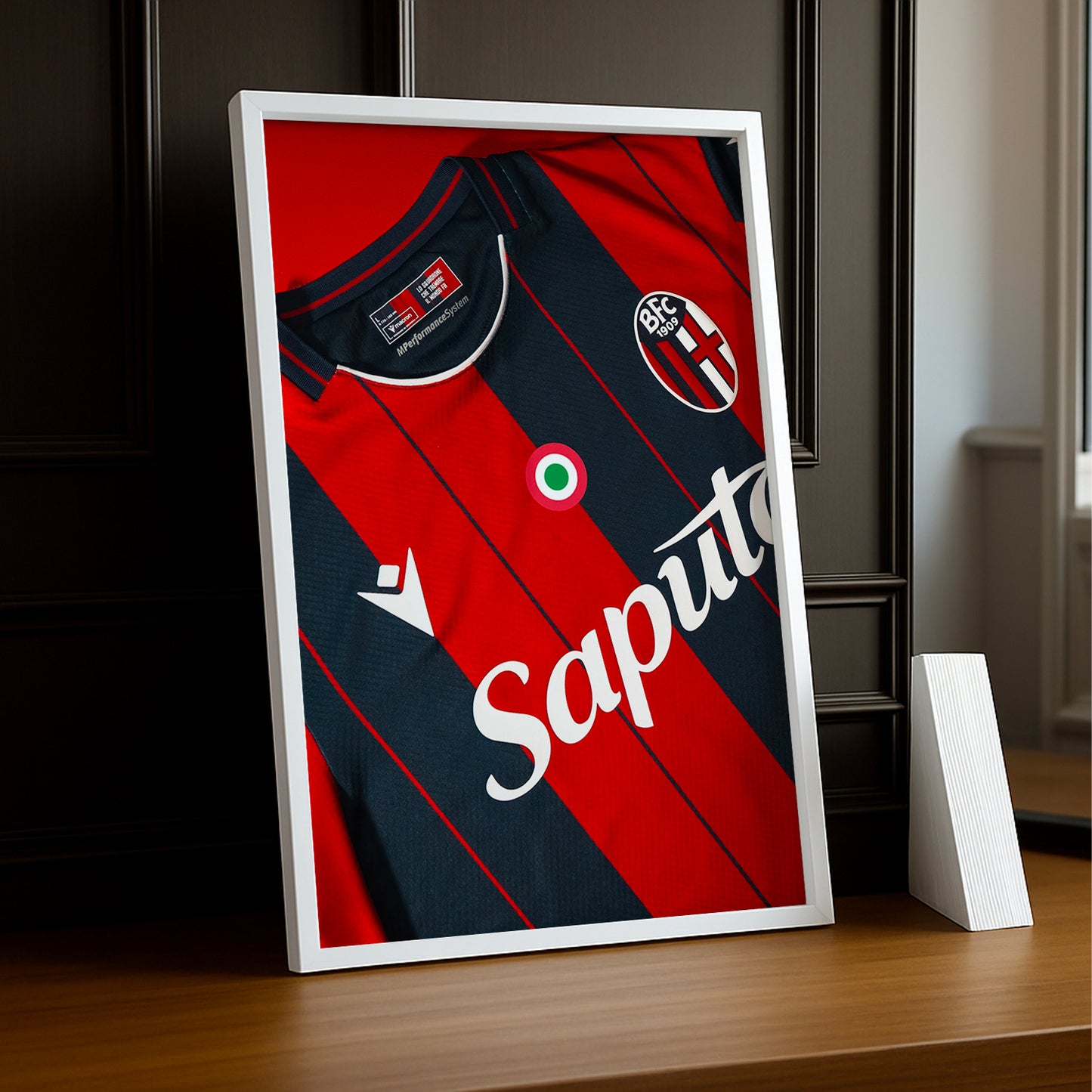 Poster Maillot Football - Bologna Kit 25-26