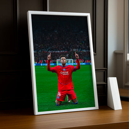 Cadre Photo Paris Saint-Germain - Désiré Doué Célébration