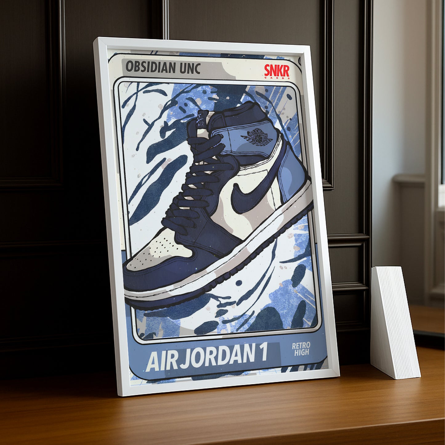 Poster Air Jordan 1 Obsidian UNC