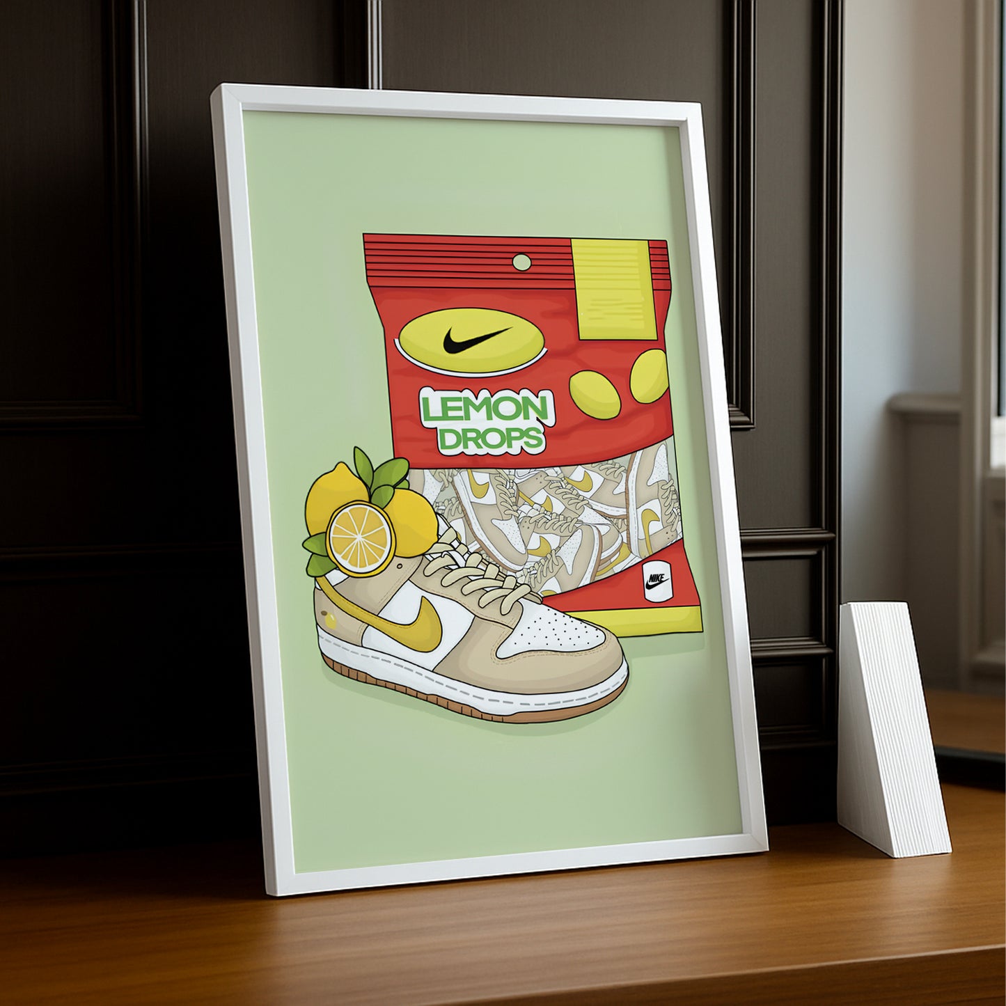 Poster Nike Dunk Low Lemon