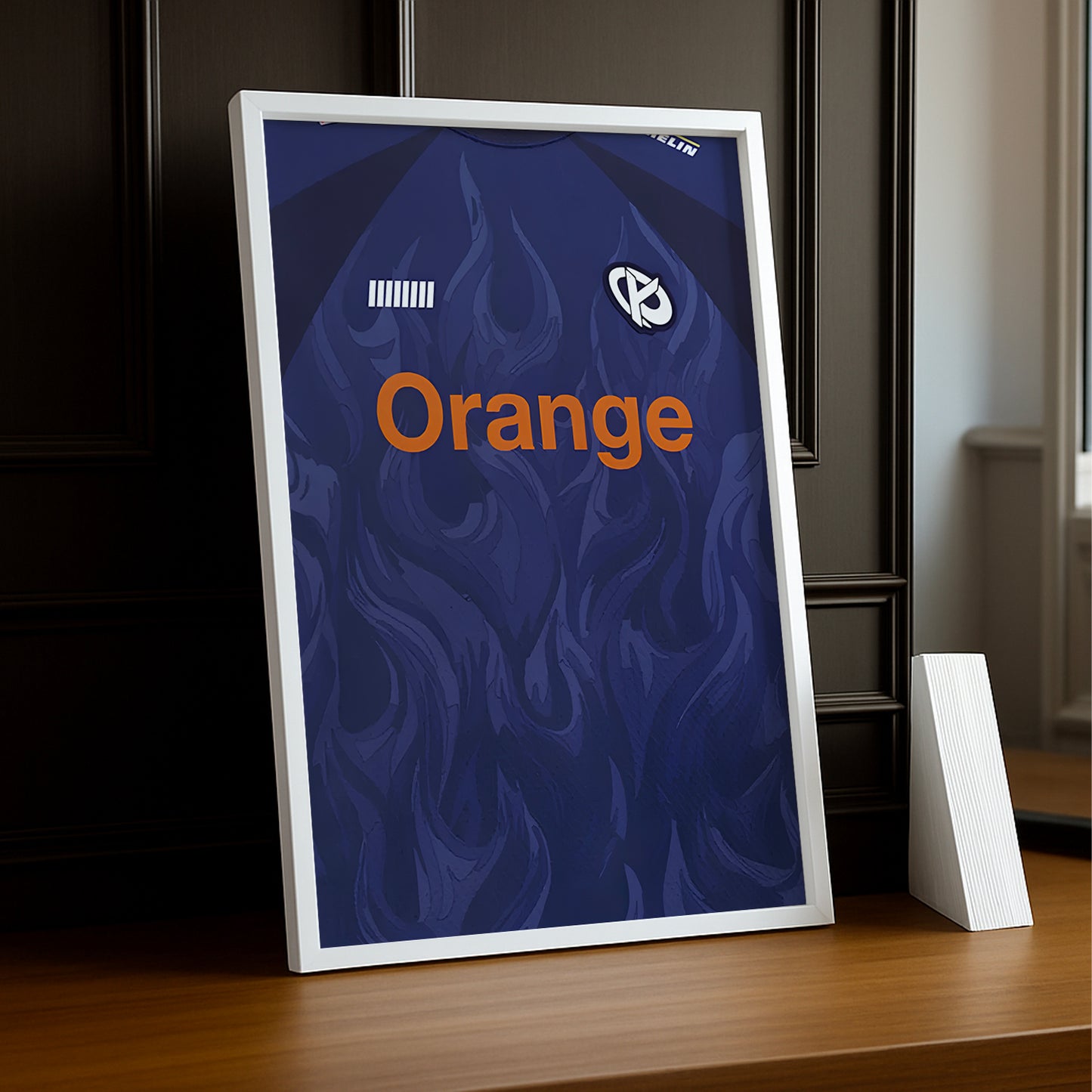 Cadre photo Karmine Corp Maillot bleu