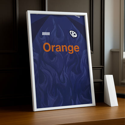 Cadre photo Karmine Corp Maillot bleu