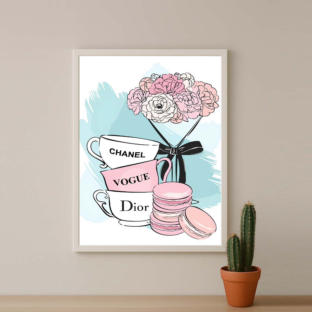 Cadre photo Dior Illustration