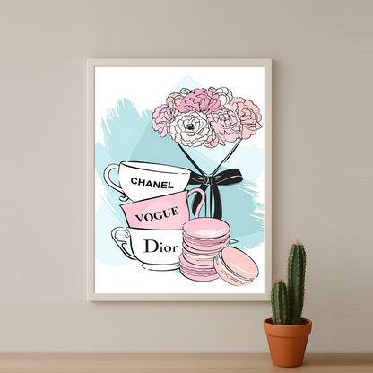 Cadre photo Dior Illustration