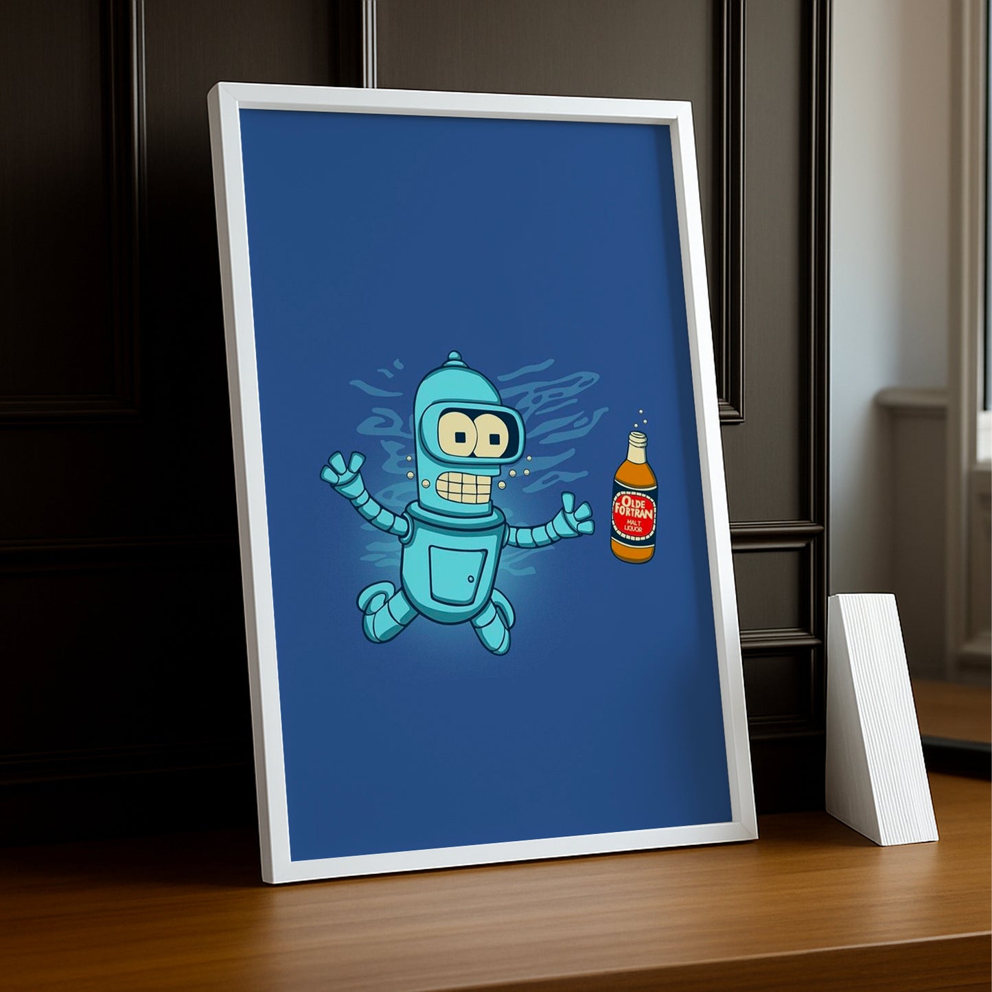 Cadre Photo Futurama - Bender Boisson