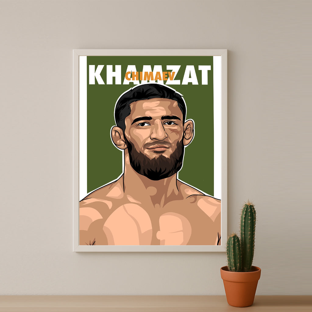Poster UFC - Khamzat Chimaev Illustration