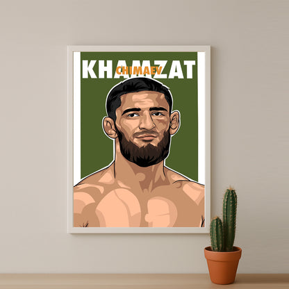 Poster UFC - Khamzat Chimaev Illustration