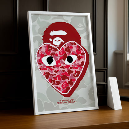 Cadre photo Comme des garçons