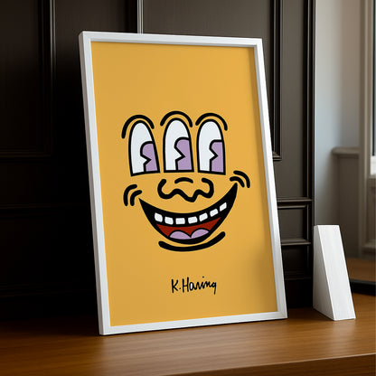 Cadre Photo Keith Haring - Head