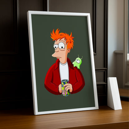 Cadre Photo Futurama - Philip Drinks